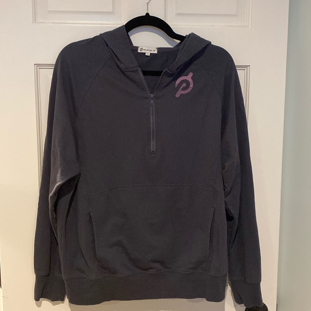 Peloton Navy Quarter Zip Pullover Sweatshirt